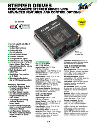 Thumbnail of document Data Sheet - ST10-IP-EE High Performance Stepper Drives w/ Advanced Features